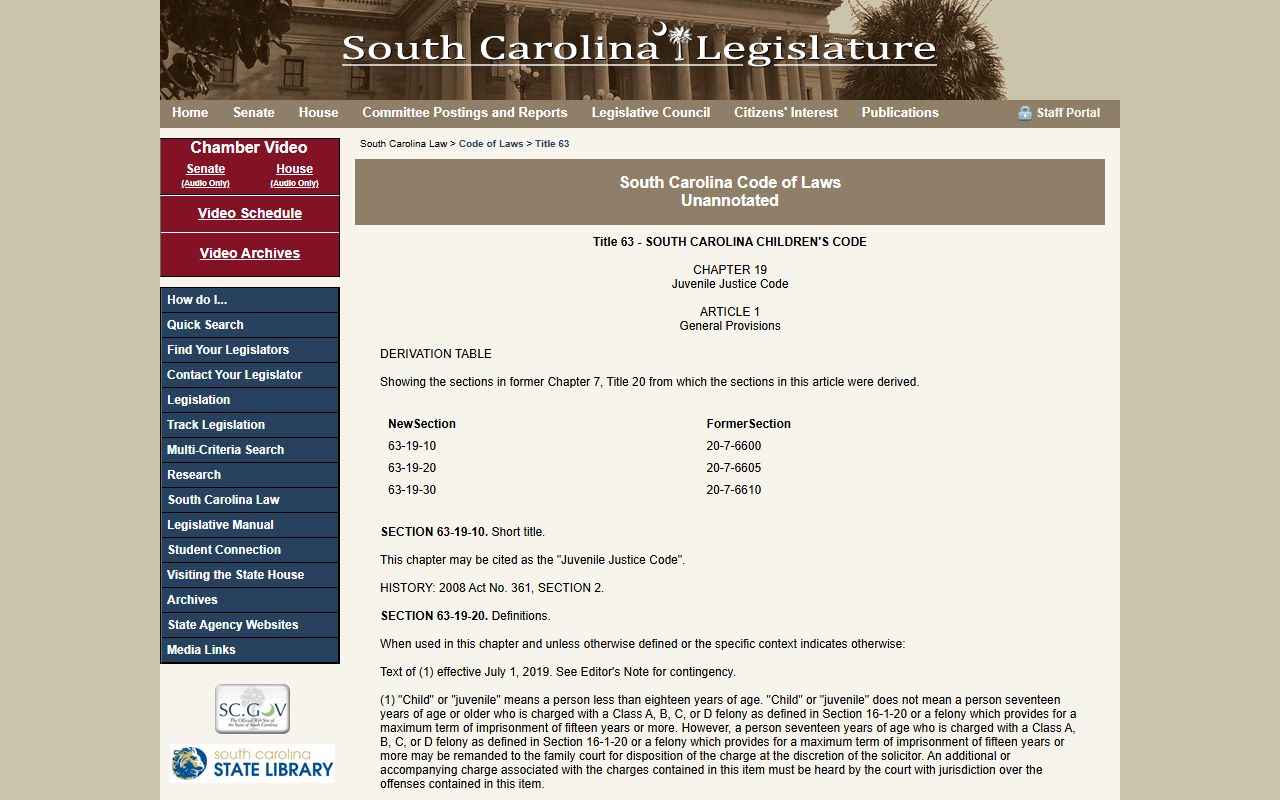 Horry County warrant search juvenile confidentiality restrictions