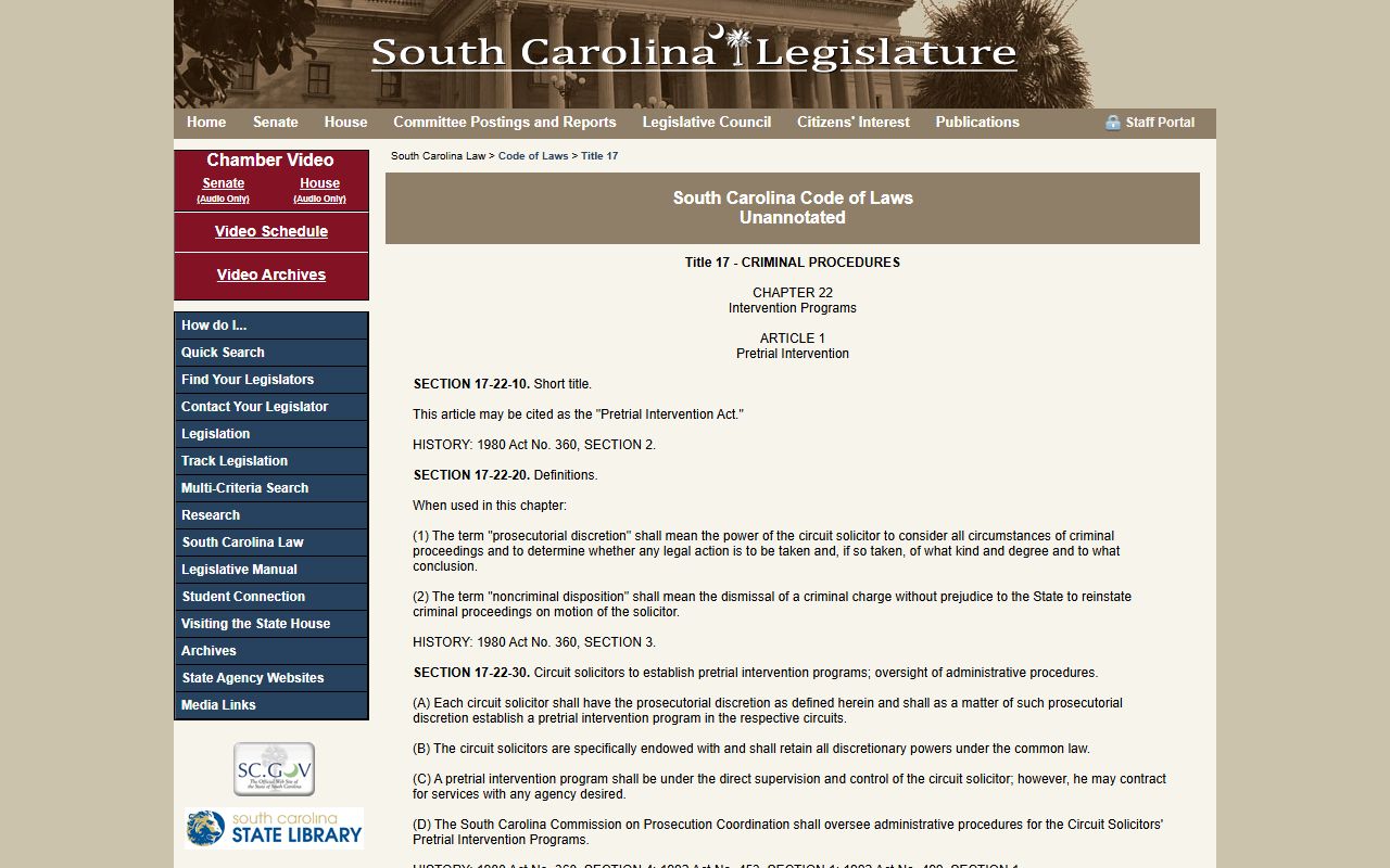 Horry County warrant search South Carolina expungement law reference